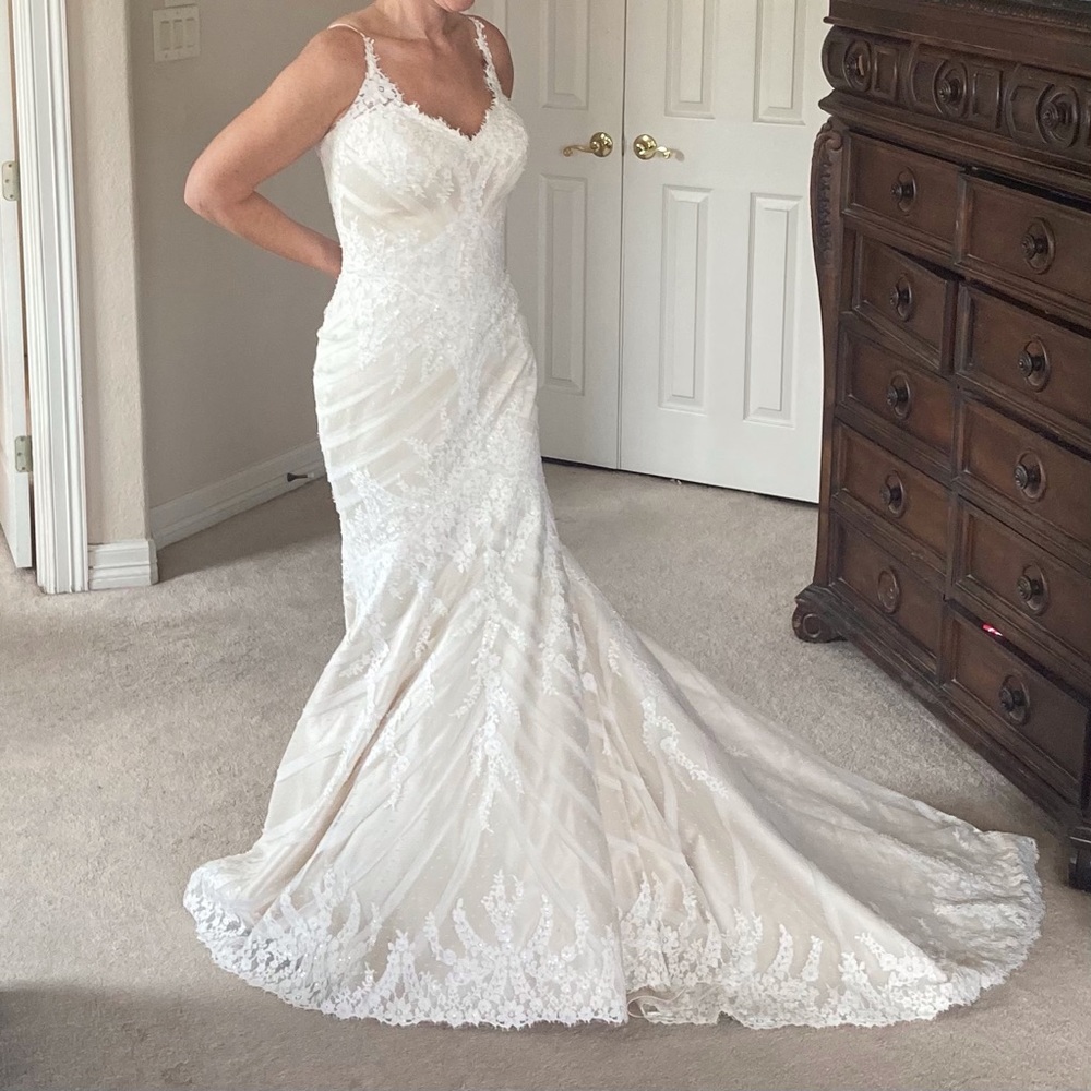 Matthew Christopher Beaded Sophia Wedding Gown